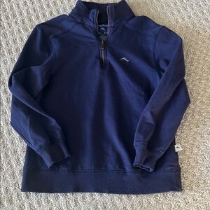 Tommy Bahama Kids Navy half zip